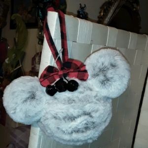 Disney Minnie Faux Fur Icon Ornament